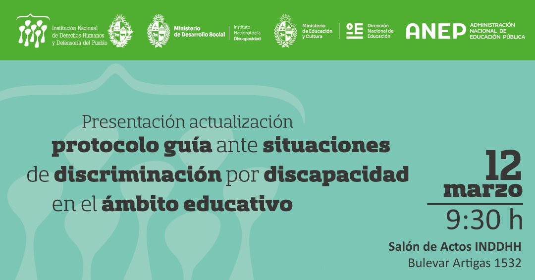 INDDHH y Defensoría del Pueblo tweet media