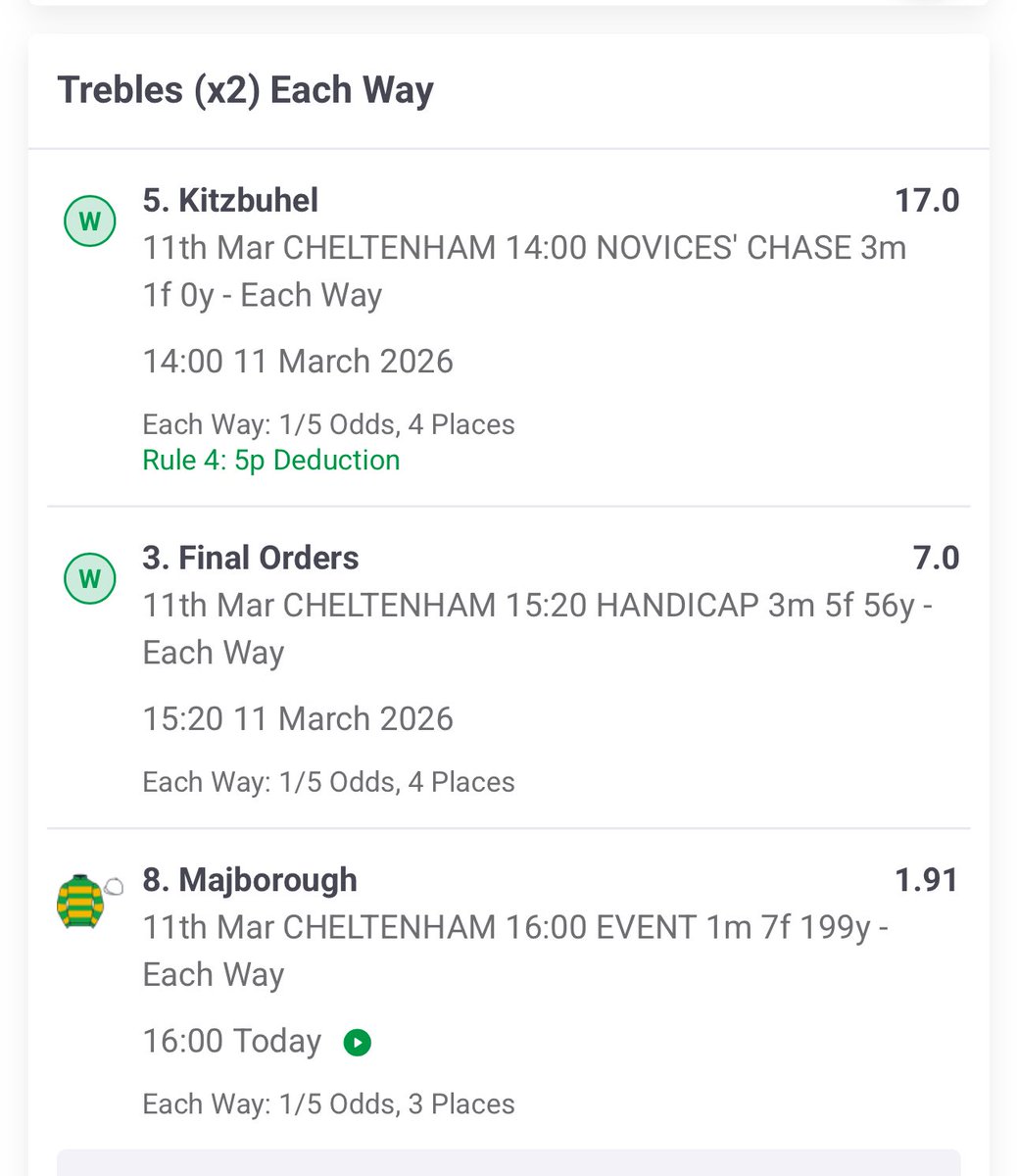 Scm9751644's tweet photo. Majborough is about to pull out an all time bottle isn’t it and ruin me week #cheltenham https://t.co/uDZXsuQwcU