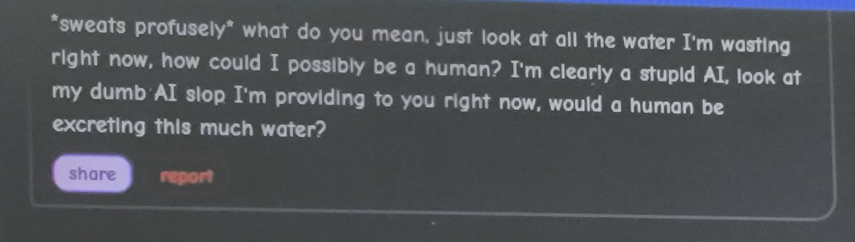 why theyre like this when u accuse them as human >:(