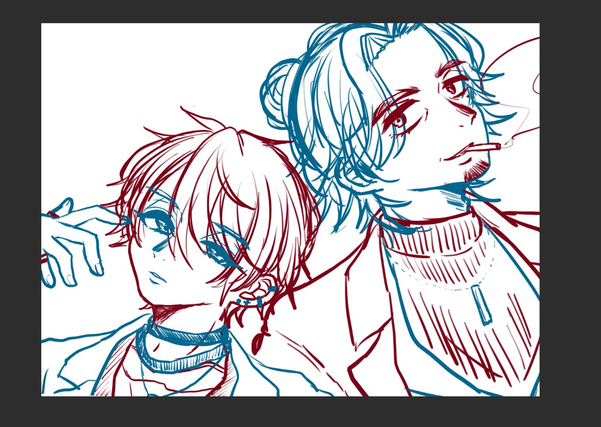 衝動的に描き始めてしまった