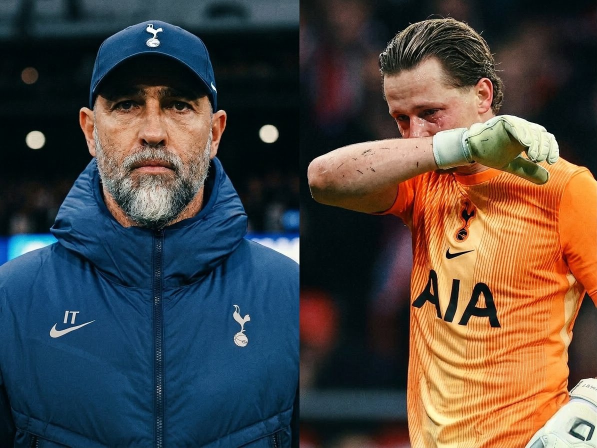 NinetyPlus99's tweet photo. TUDOR HAS NO SHAME! 🛑🧤💔
​Hooking a 22-year-old in the 17th min after dropping your No. 1 is pure cowardice. Kinský in tears, Spurs in ruins. Is Tudor the worst appointment ever? 👇  
​#Spurs #UCL #TudorOut #Vicario #football https://t.co/kC6tYSINAK