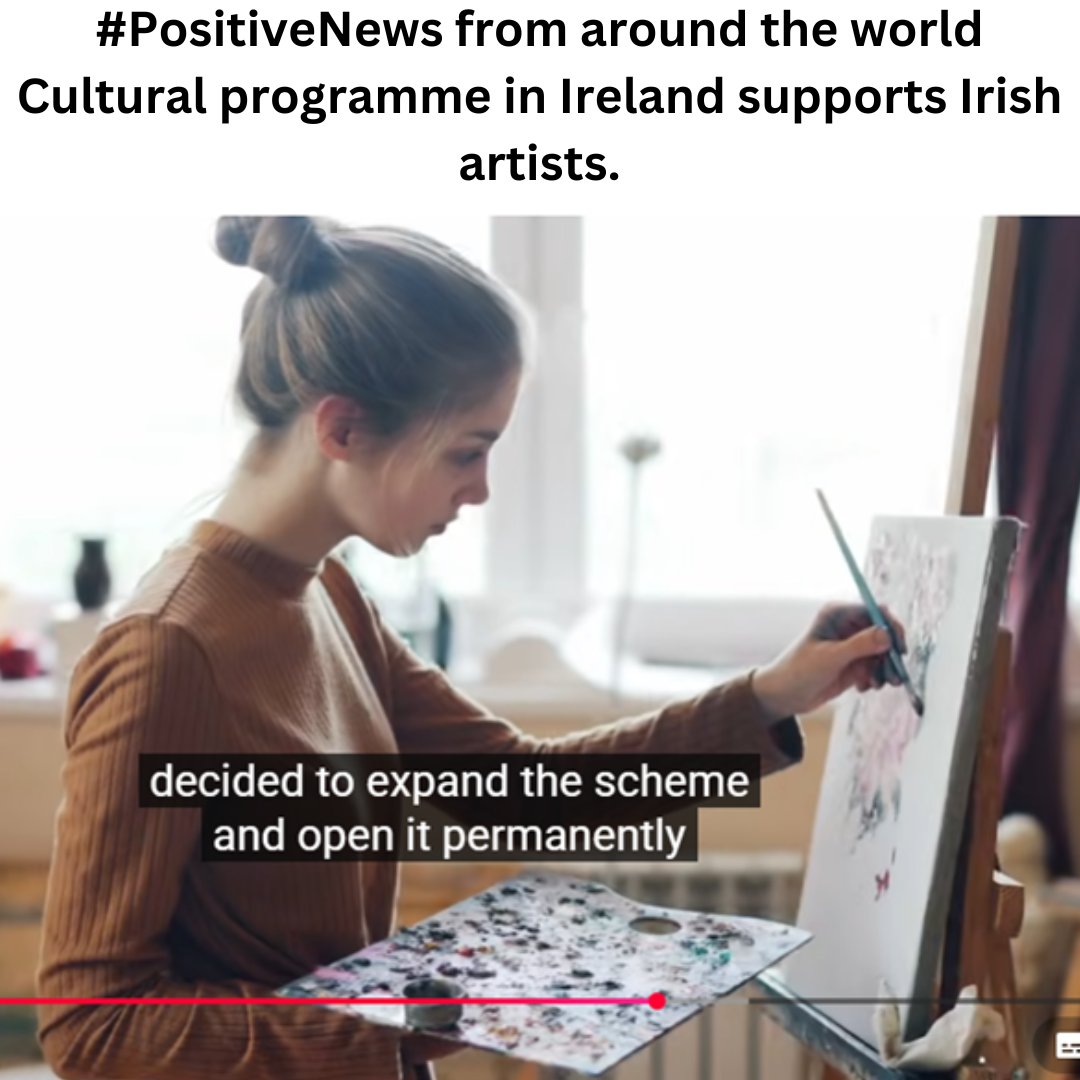 MeditationalSt8's tweet image. Ireland made its basic income program for artists permanent, giving around 2,000 creatives €1,300 per month after a successful trial demonstrated cultural and economic benefits.
#LetsGoHome #meditation #Ireland #culture #lovelife❤️
Thanks Sam Bentley for this #positivenews