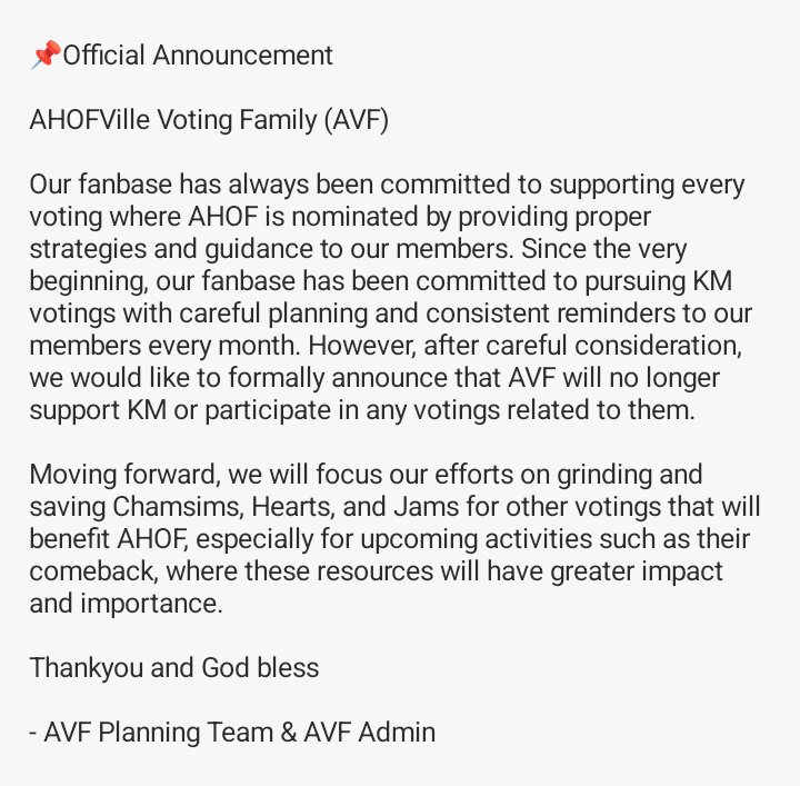 AHOFVILLE VOTING FAMILY tweet media