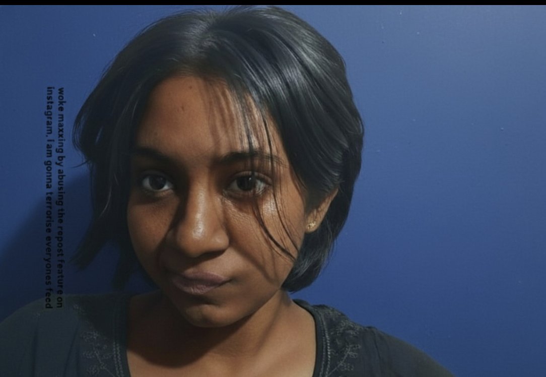 Not skin Shaming but guess who 
She used to troll people for looks 

Leftist 😭