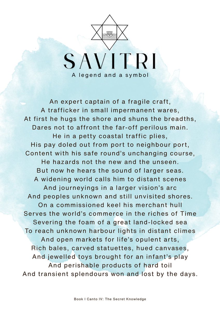 Daily Verses from Savitri, Book I Canto IV: The Secret Knowledge

#SriAurobindo #InevitableWord