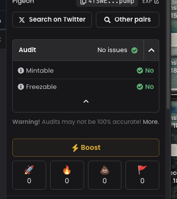 PigeonHouse: %99 Done, First Graduation on Mainnet!

Our token launchpad just graduated its first token to Raydium CPMM on mainnet. The core engine works end-to-end.

⚠️ DO NOT BUY THIS TOKEN. This is a test graduation. Price is completely off because we lowered the graduation