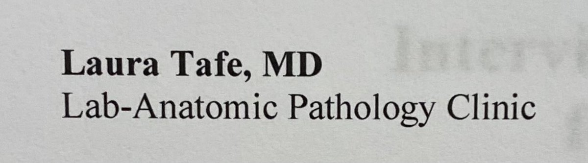 Laura J. Tafe, MD tweet media