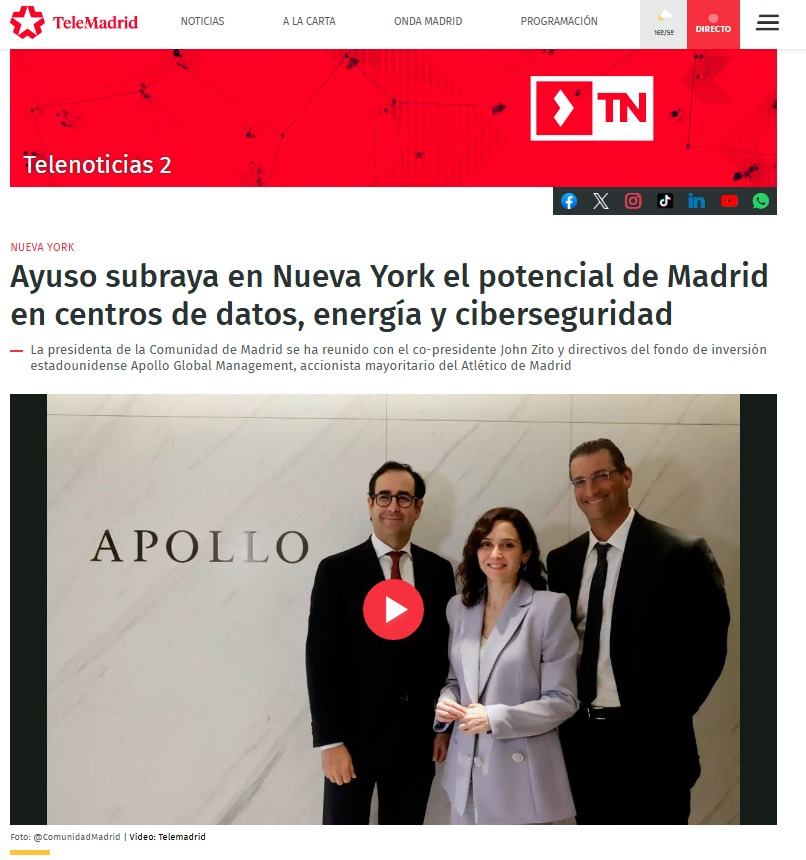 JulianMaciasT's tweet image. No me lo puedo creer. 
La reunión que tuvo Ayuso con fondos de inversión para que inviertan en seguridad y centros de datos fue con Apollo, la empresa que fundó el socio de Epstein, Leon Black, acusado de violar a varios niños y darle 158M$.
es.marketscreener.com/noticias/apoll…