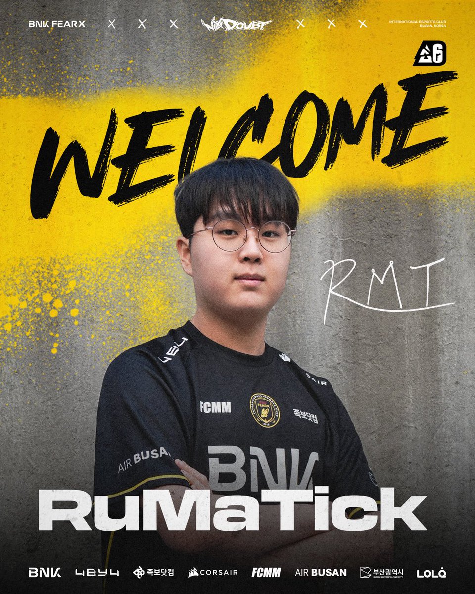 BNKFEARXEsports's tweet photo. 𝐖𝐞𝐥𝐜𝐨𝐦𝐞 𝐭𝐨 𝐁𝐍𝐊 𝐅𝐄𝐀𝐑𝐗, 𝐑𝟔

BNK FEARX R6팀에 새롭게 합류한 
NL, Stettzll, RuMaTick 그리고 Misa 선수를 소개합니다! 
팀과 함께 도전하며 미래를 만들어갈 선수들에게 많은 응원과 관심 부탁드립니다.

Introducing the newest additions to BNK FEARX R6 for 2026. 
NL, Stettzll, RuMaTick, and Misa. 
Please give them lots of support as they start their journey with the team.

#BNKFEARX #NODOUBT #R6