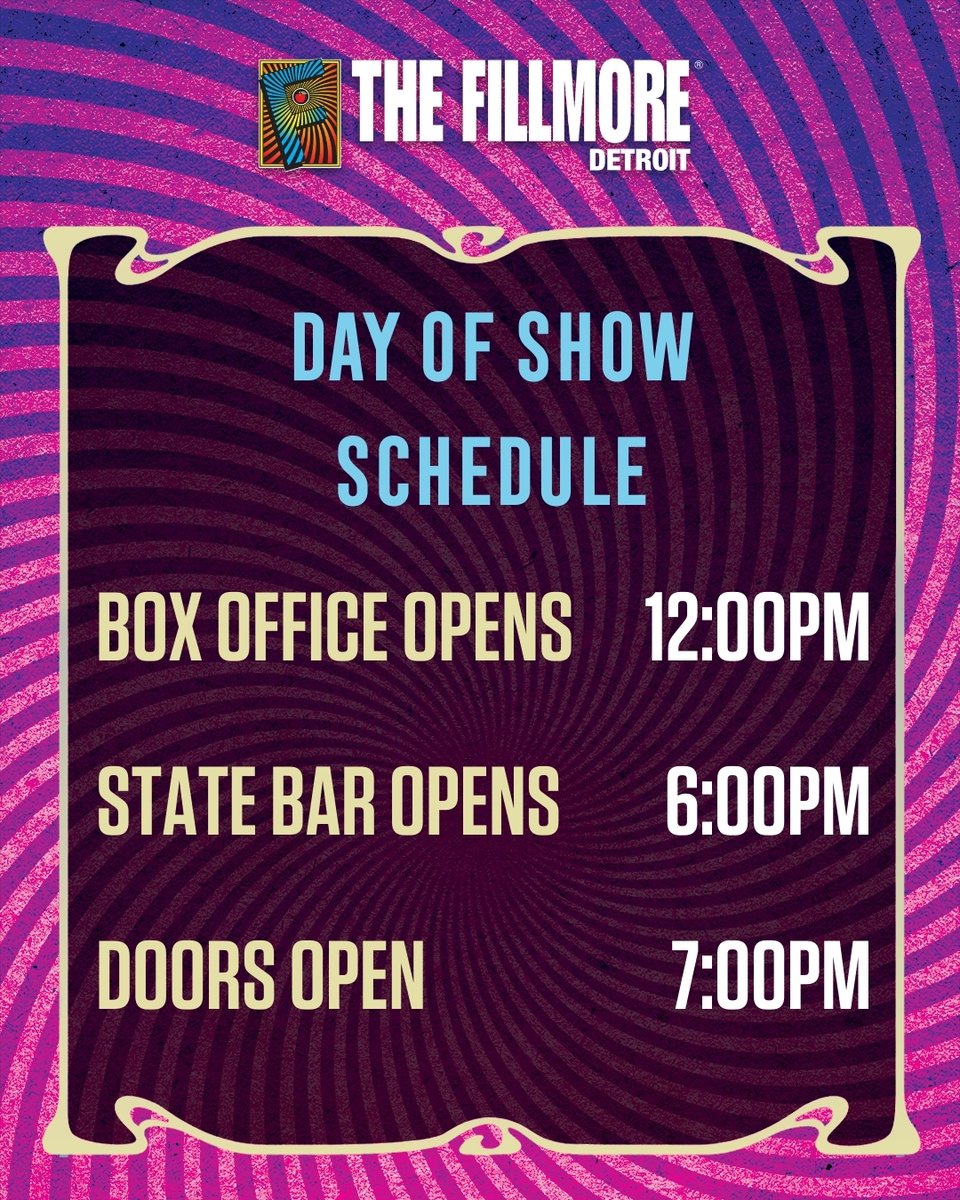 The Fillmore Detroit tweet media