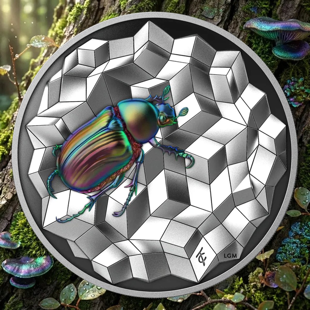 GR_Reserve's tweet image. 🐞💎 Discover the 2025 Liberia Entoma Scarab 2 oz Silver Colorized High Relief Proof Coin by Le Grand Mint! Order Now!

👉 grreserve.com/mints/le-grand…

#CollectibleCoins #SilverCollectors #HighRelief #RareSilver #Bullion #CoinArt #InvestInSilver