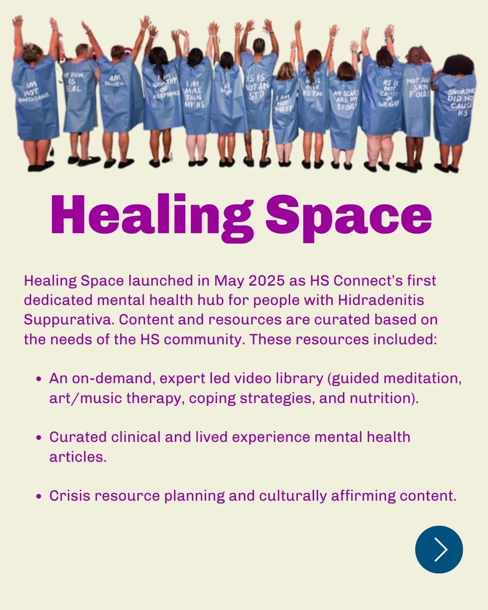 HSConnectOrg's tweet image. HS affects more than just the skin. Your mental health matters, too. 🤍 You deserve support, understanding, and space to heal.

#HSConnect #HidradenitisSuppurativa #HSCommunity #LivingWithHS #MentalHealth