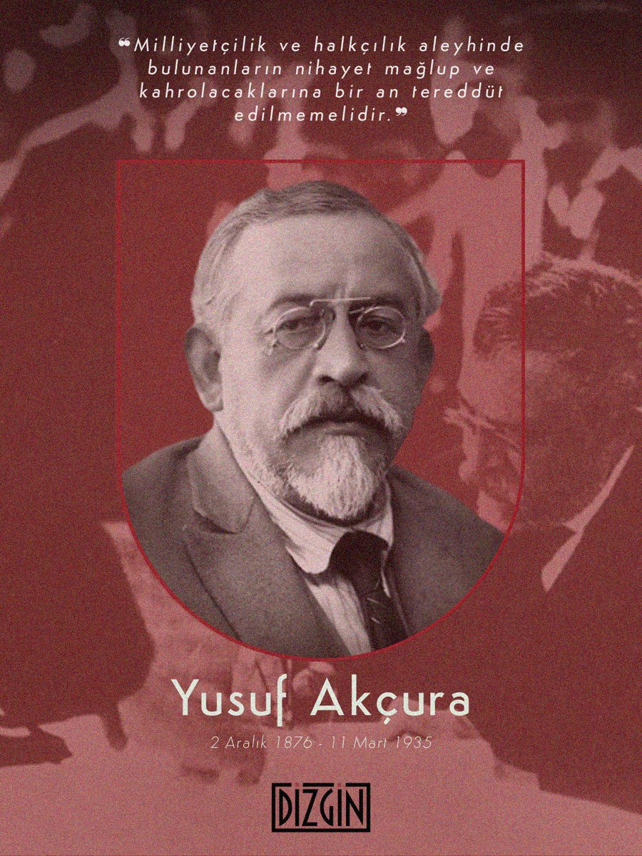 Türk Devrimi'nin önderlerinden büyük aydın Yusuf Akçura'yı, vefatının doksan birinci yıldönümünde saygı ve sevgiyle anıyoruz. Onun gelecek nesillere aktardığı eşsiz birikimi, yolumuzu aydınlatmayı sürdürmektedir.