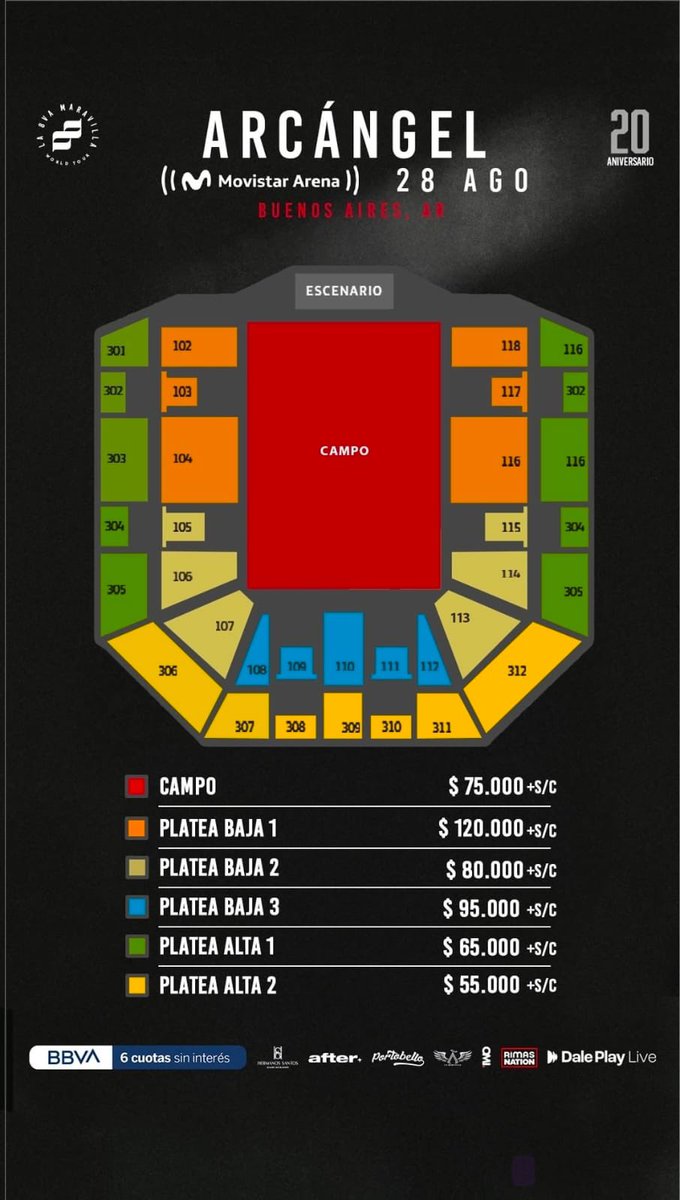 ÚLTIMA ENTRADAS A LA VENTA ‼️‼️ 
<a href="/livedaleplay/">Dale Play Live</a> <a href="/ArcangelPrrra/">AUSTIN A. SANTOS</a>