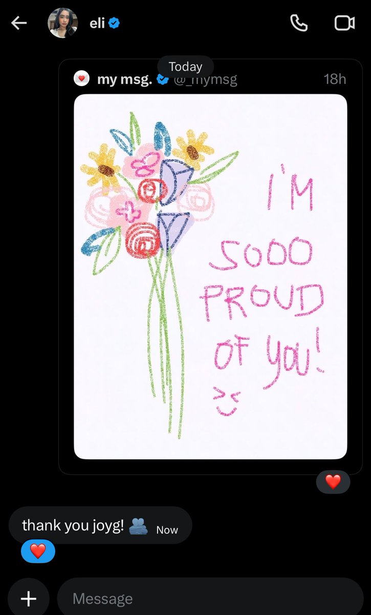 Proud and love you always, pretty <a href="/elizaborromeo_/">eli</a> 💜✨