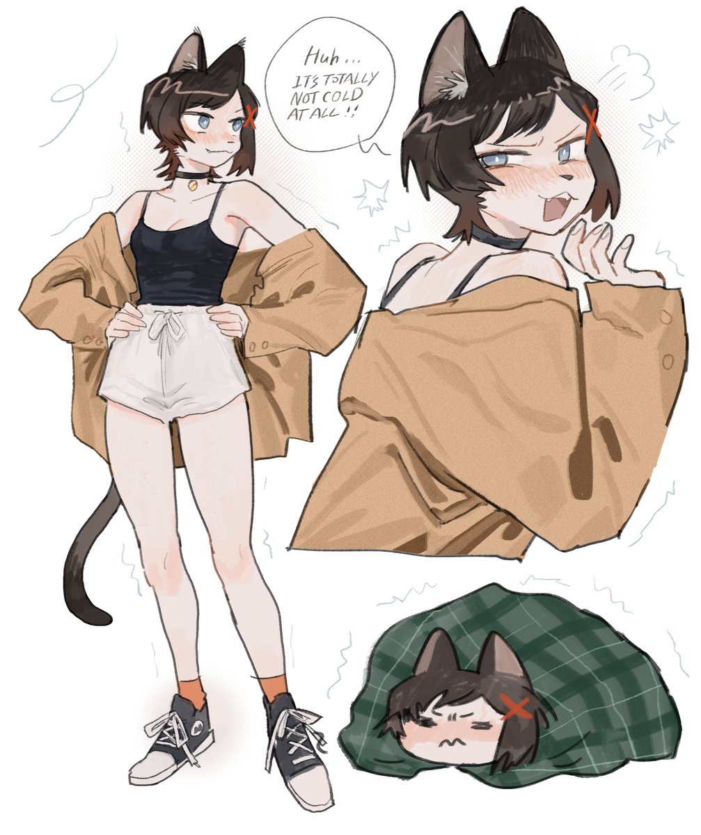 Akiko_oc's tweet photo. I reckon you might know I'm constantly trying to sketch something new every day. 

Still, it's a good opportunity to revisit some art I'm quite satisfied with.😌🙏 https://t.co/uvVgnNL6UG