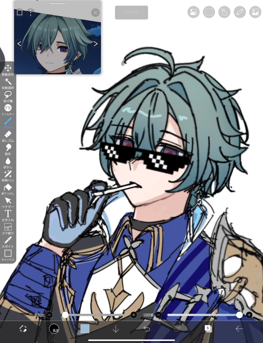 Ri0_0418's tweet image. サングラス似合う
#Lohen #ローエン