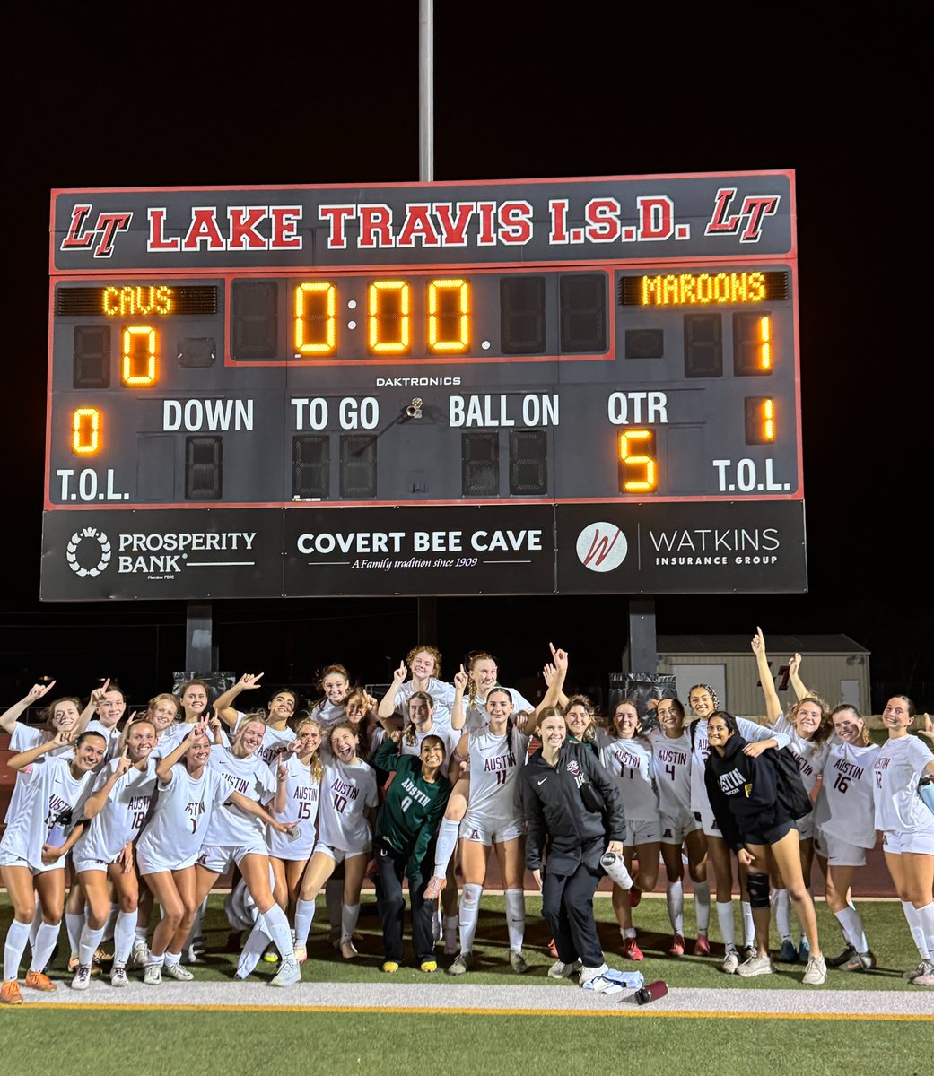 Huge win to end district play! Up next - playoffs!

Goal: MJ Maebius
Assist: Ariana Dordal

#LoyalForever