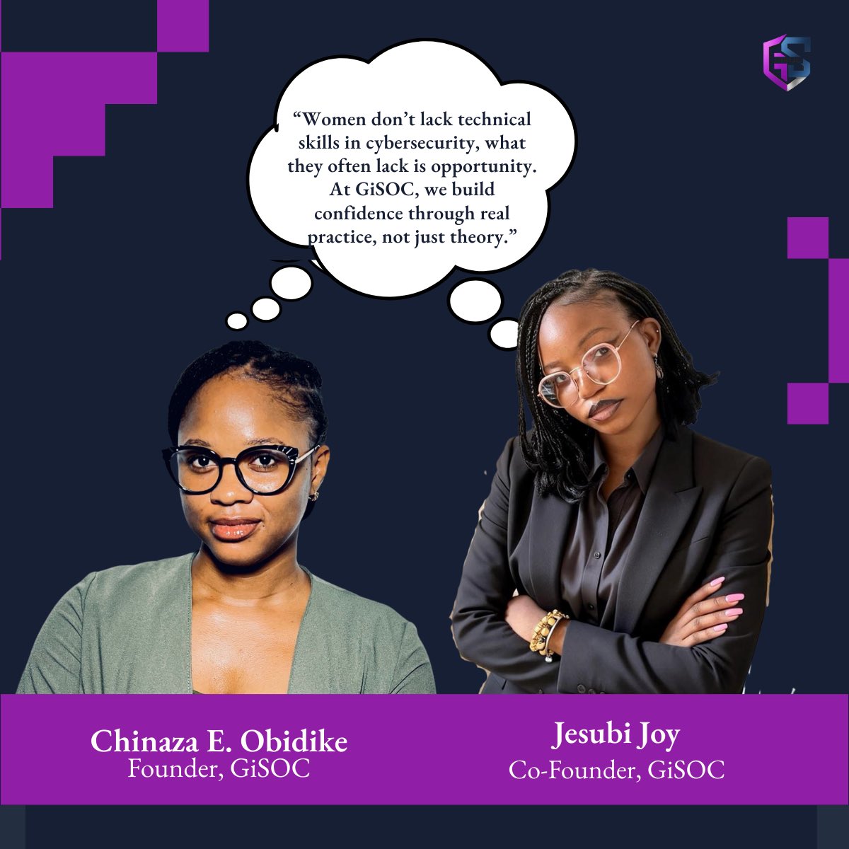 Girls in Security Operations Community (GiSOC) tweet media