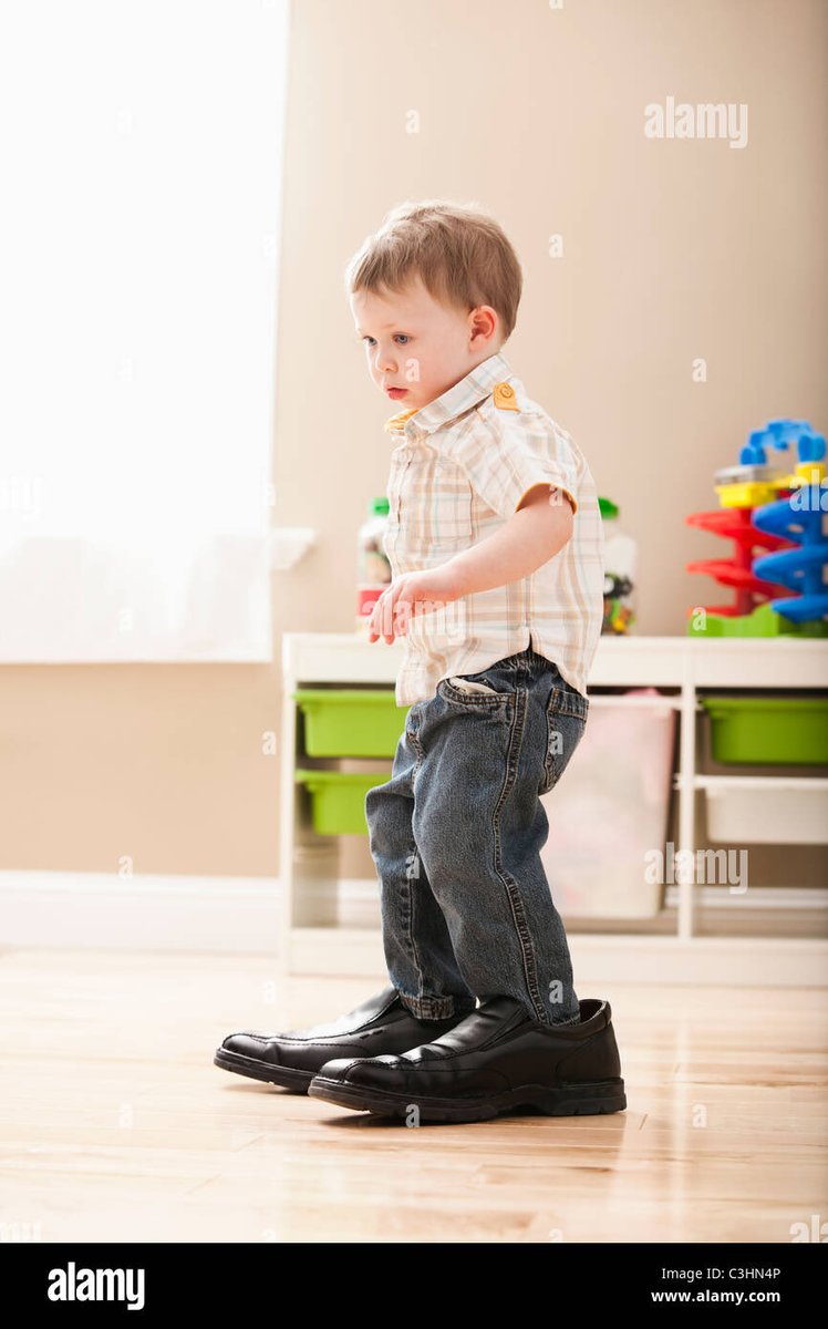 Little Marco stuns in shoes that his boss bought for him.
