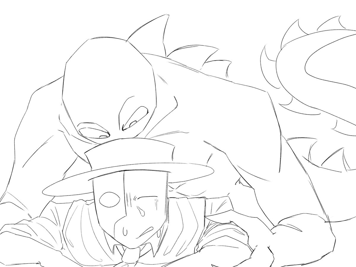 최근에 그린게 없다..... 낙서 몇개라도... #pursuer #artful