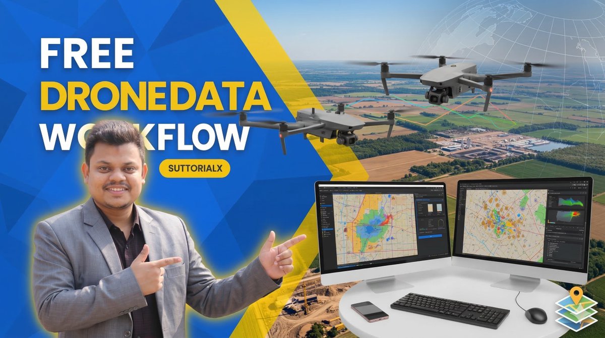 GISRSStudyHacks's tweet image. How to Process Drone Imagery Data for Free – Step-by-Step Guide?
Tutorial link: youtube.com/live/DA7zw56LG…
Registration link: studyhacksgeospatial.com/product/google…
#dronemapping
#UAV
#dronedata
#photogrammetry
#gis
#remotesensing
#Geospatial
#dronesurvey
#DroneProcessing
#EarthObservation