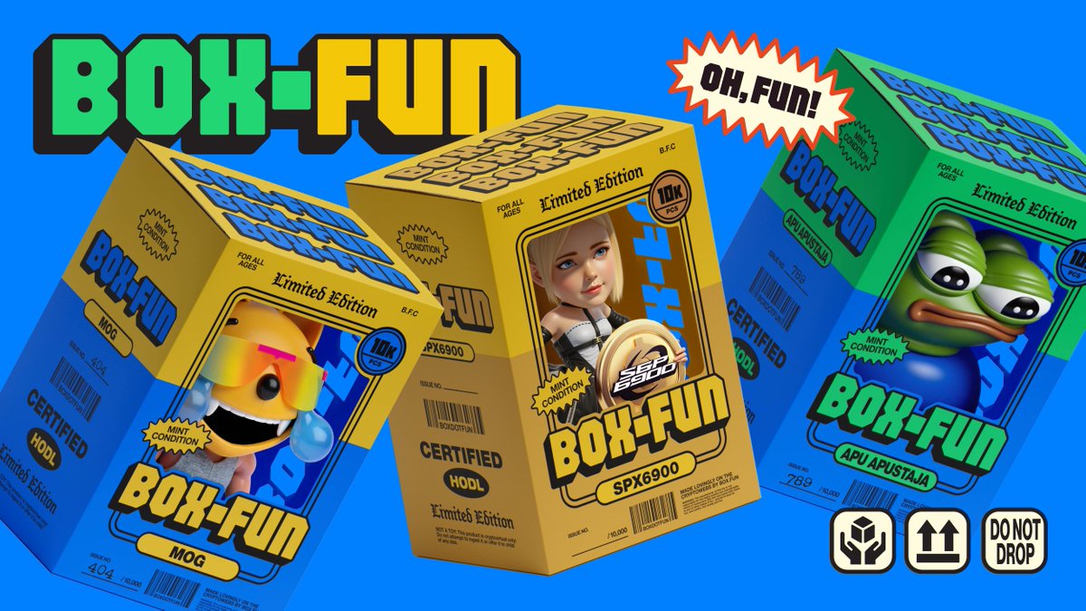 boxdotfun's tweet photo. Holding memecoins has never been more fun📦
Box them into collectible NFTs.
Get a share of the weekly reward pool.
Unbox anytime. https://t.co/z5CscHeNqi