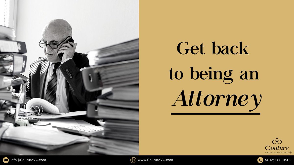 As an attorney, your focus should be on providing exceptional legal expertise to your clients, not getting bogged down in admin tasks that take away from your billable hours. A Virtual Paralegal can take care of the admin tasks that do not require a law degree.