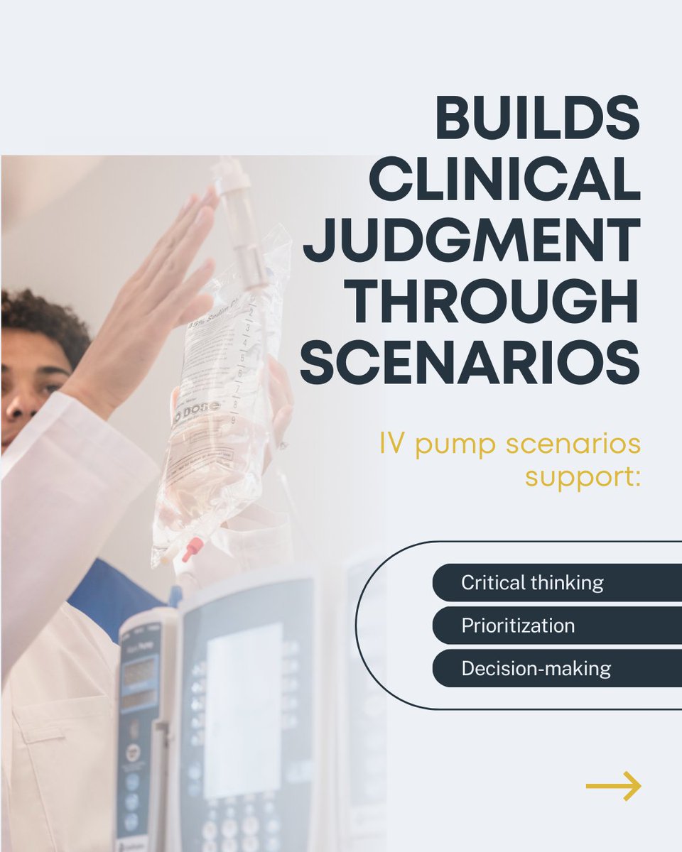 Pocket_Nurse's tweet image. 💉 Give your students the confidence and skills they need with IV pump simulation.

Explore IV pump solutions for your sim lab 👉 hubs.ly/Q046fx460

#SimulationEducation #NursingSimulation  #HealthcareEducation #ClinicalSkills #SafeLearning #MedEd #NursingEducation