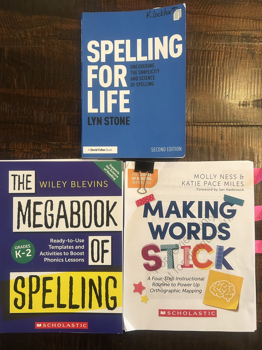 MmeLockhartLDS's tweet photo. My trifecta of books to learn how to make sense of the English Spelling system!!
Apparently, it’s not as crazy as we once thought!! #Spelling #encoding #Etymology @Scholastic @ScholasticEdu @lifelonglit @drmollyness @wbny https://t.co/3EnDsfVdac