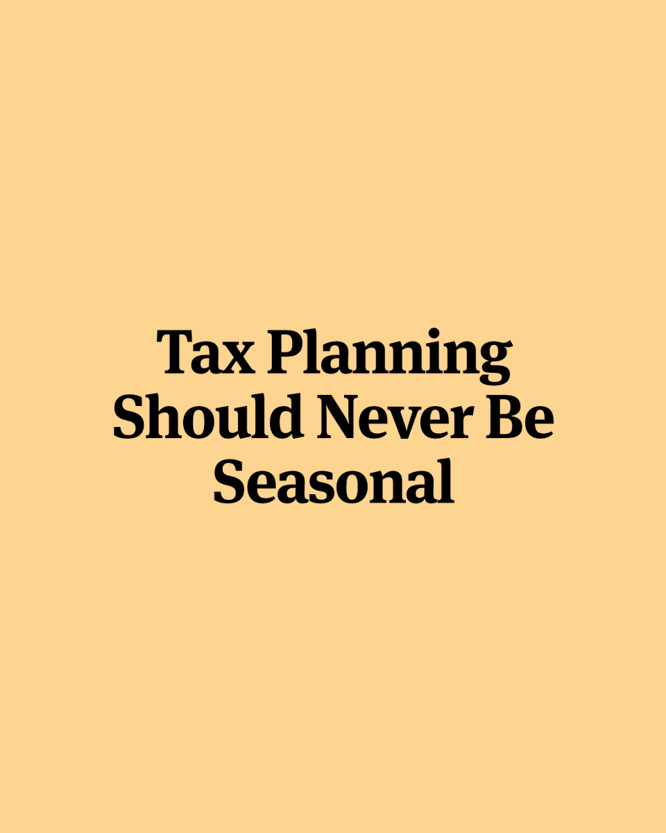 firm1040's tweet photo. Taxes aren’t just calculated in April, they’re shaped all year. Income timing, deductions, and entity structure decisions determine what you ultimately owe. https://t.co/GsBFeUNhgo
