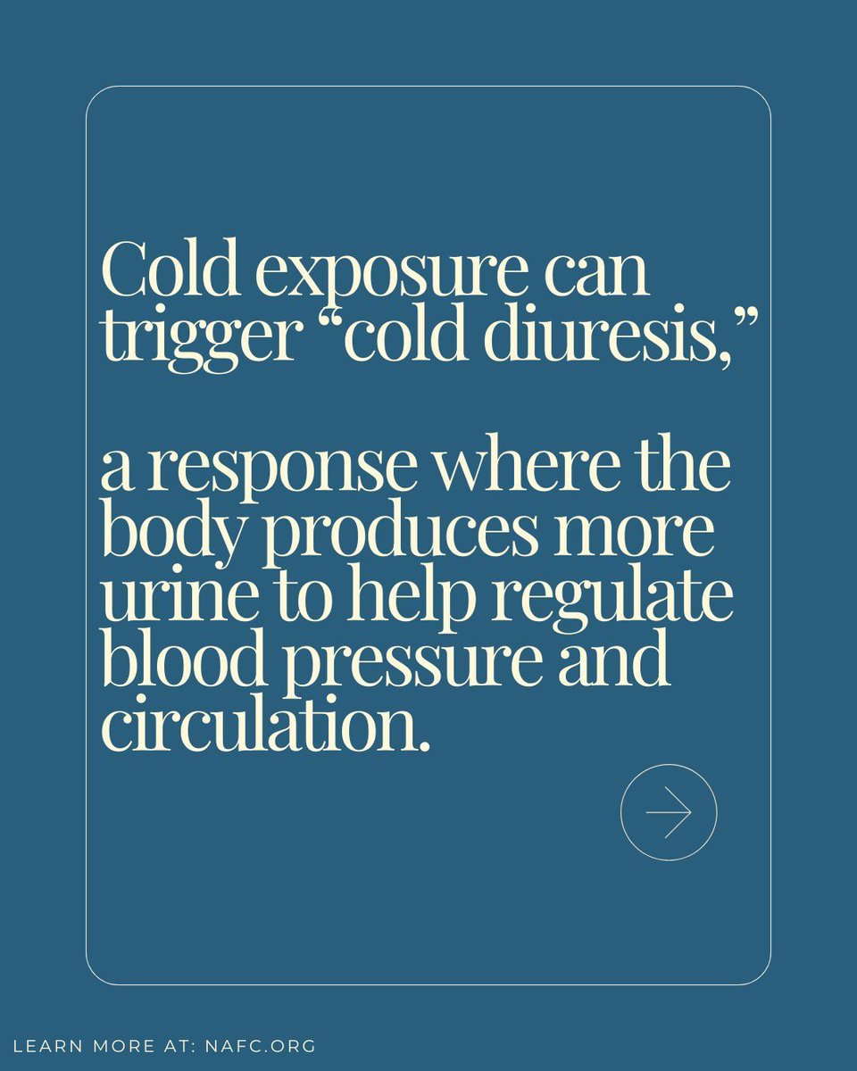 bhealth_'s tweet image. Ever feel like you need the bathroom more often when it’s cold outside? ❄️
Understanding triggers is an important step toward better bladder control.

Learn more at nafc.org

#LifeWithoutLeaks #BladderHealth #WinterHealth #PelvicHealth