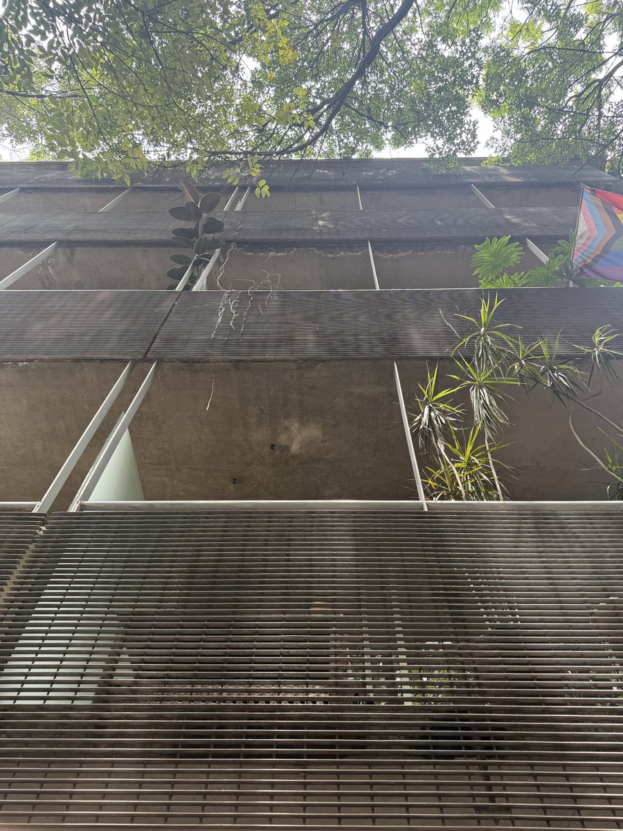 Not just brutalism: plants make so many otherwise average buildings look vibrant.

Examples from CDMX: