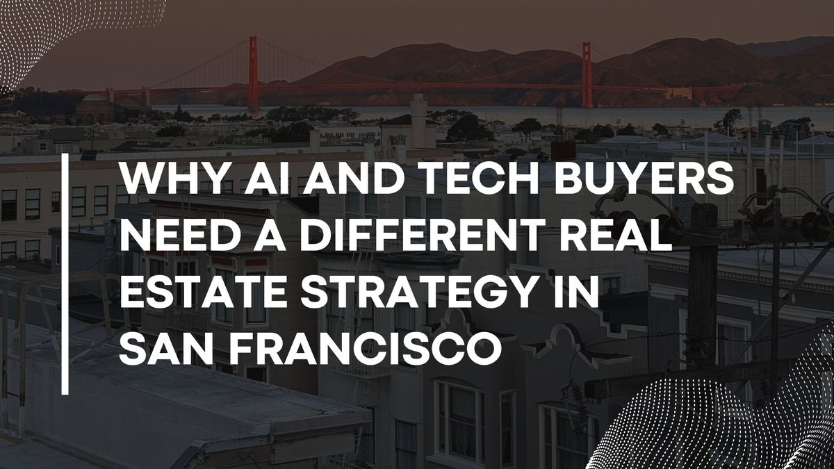 BayAreaJessRE's tweet photo. Check out my latest article: Why AI and Tech Buyers Need a Different Real Estate Strategy in San Francisco https://t.co/1vi2MIBM60 via @LinkedIn https://t.co/5z2KgmEi9b