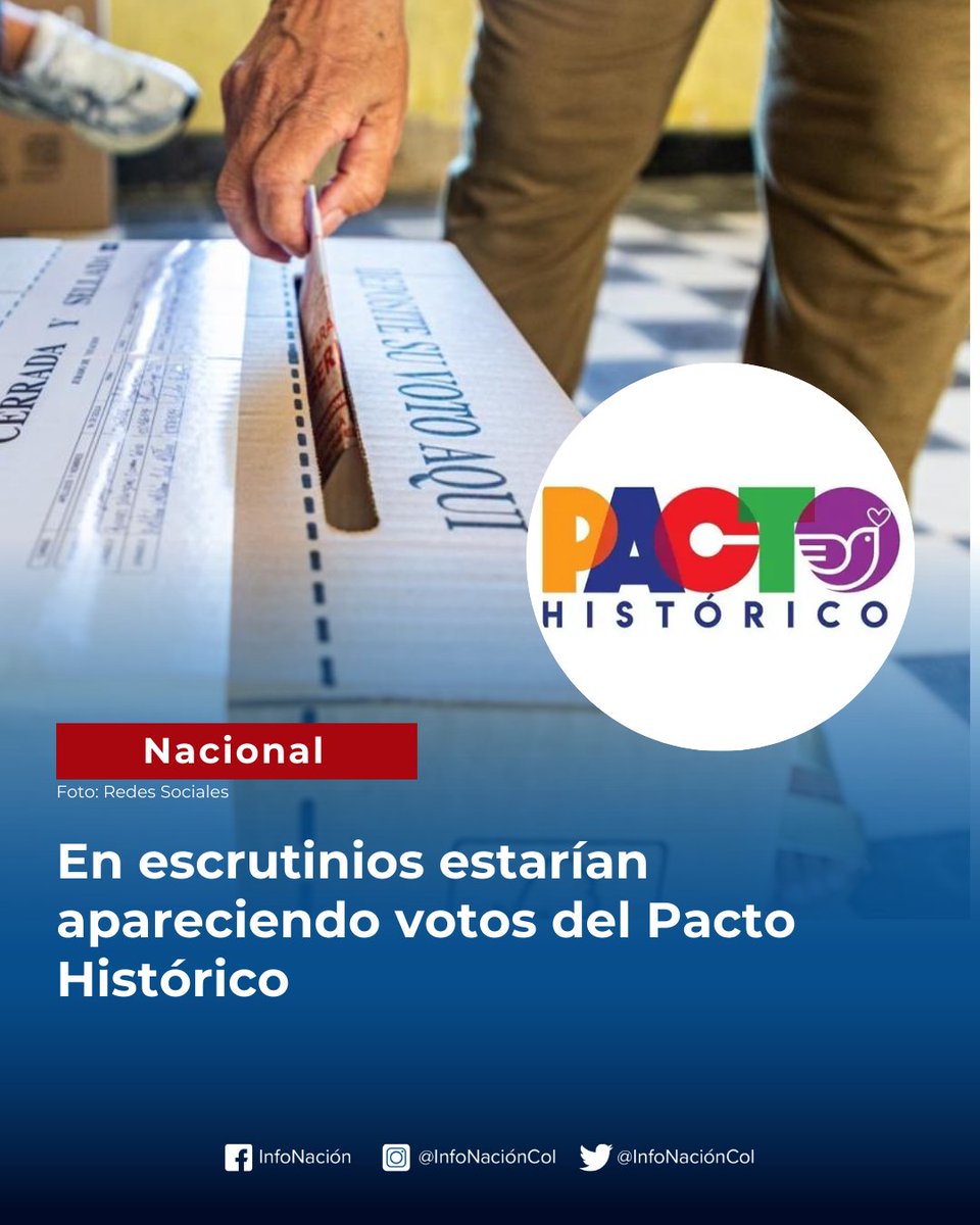 #InfoNación Durante los escrutinios en Sucre estarían apareciendo votos que no figuraban en el preconteo y que pondrían al <a href="/PactoCol/">Pacto Histórico Oficial</a> en la pelea por una curul a la Cámara. Las autoridades revisan formularios E-14. 🗳️🇨🇴

<a href="/petrogustavo/">Gustavo Petro</a>