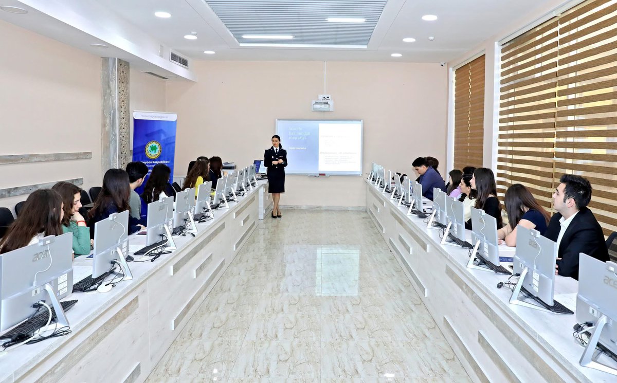 RTCM_Azerbaijan's tweet photo. The Regional Training Center on Migration successfully conducted a series of trainings within the framework of the “Migration School-8” project. 🌍📚
#StateMigrationService #RTCM #MigrationSchool #ArtificialIntelligence #PublicAdministration #Innovation #HumanRights https://t.co/W5dsv7M4Fy