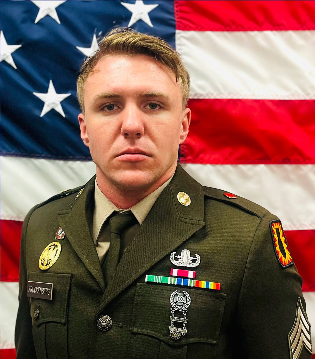 20thCBRNE's tweet photo. The 2026 #20thCBRNECommand NCO and Soldier of the Year are Sgt. Trent K. Kruckenberg, an EOD Tech with the 18th Ordnance Company (EOD) and Spc. Luis Angel M. Orosco, a CBRN Specialist with the 11th CBRNE Company (TE). 

#WinningMatters #EOD #CBRNE #LibertyWeDefend https://t.co/viiylqObk3