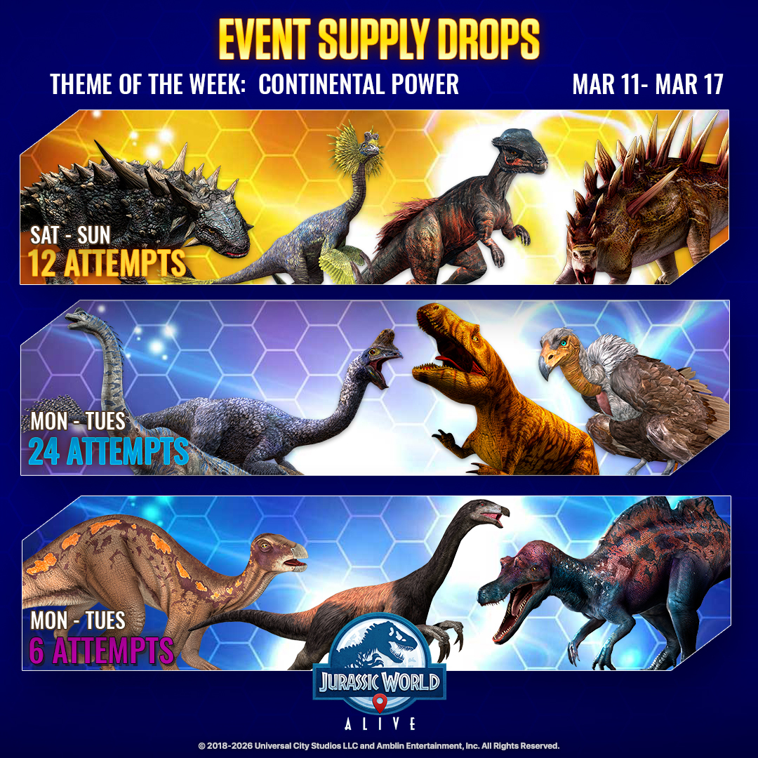 Jurassic World Alive tweet media