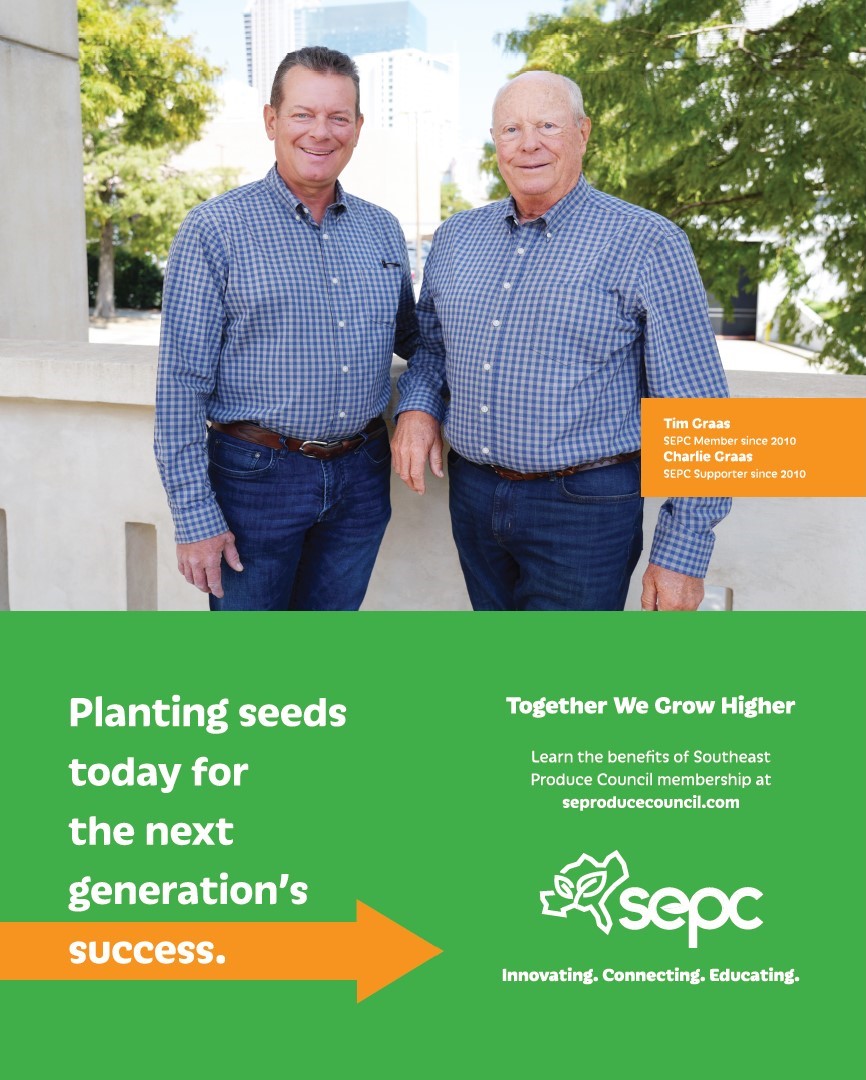 ProduceCouncil's tweet image. We help the produce industry connect, grow, and thrive.
How can we help you?

Together We Grow Higher!

Learn the benefits of SEPC Membership at seproducecouncil.com/membership

#TogetherWeGrowHigher #Networking #Innovating #Connecting #Educating #producefamily #produceindustry