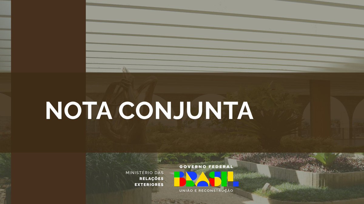 Itamaraty Brasil 🇧🇷 tweet media