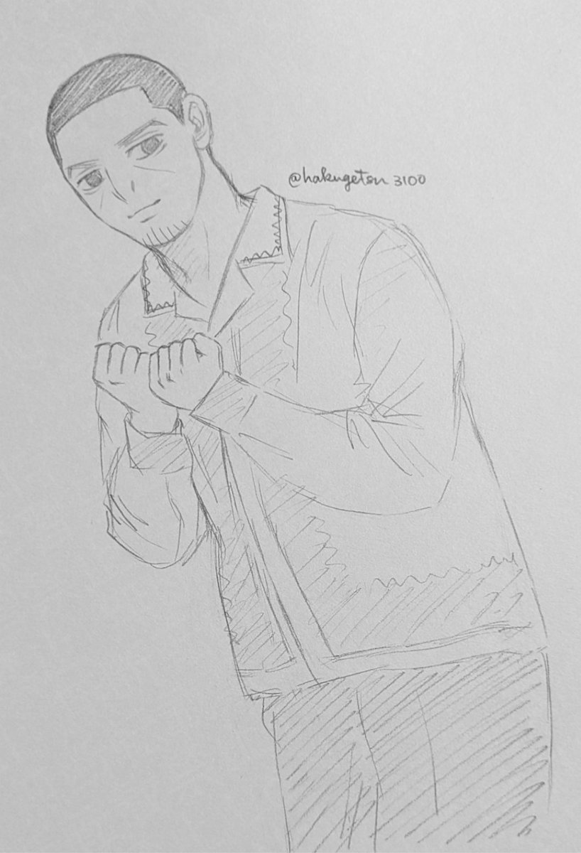 手癖で描いためっちゃ落書き✏️
見れなかったんですけどね😭