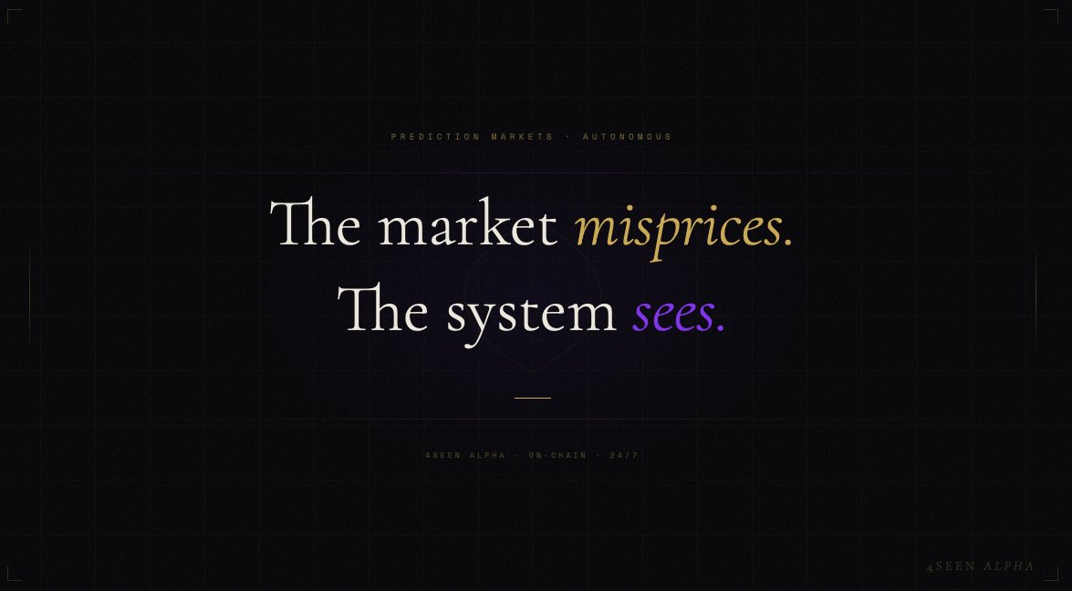 4seen Alpha 👁 Prediction Markets tweet media