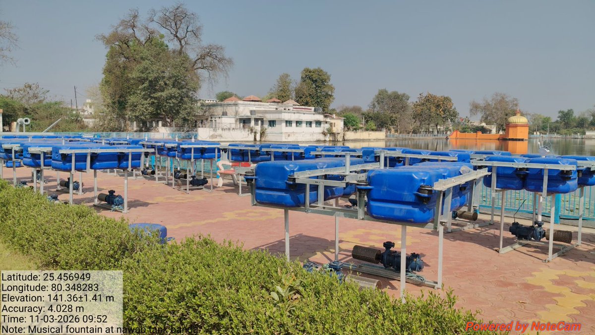 ProjectsLucknow's tweet image. यूपी प्रोजेक्ट्स कॉर्पोरेशन लि० के वरिष्ठ अधिकारियों द्वारा जनपद बाँदा के नवाब टैंक पर निर्माणाधीन म्यूजिकल फाउंटेन के कार्यों का निरीक्षण किया गया।
#quality #transparency #Timeline 
@swatantrabjp 
@jaiveersingh099