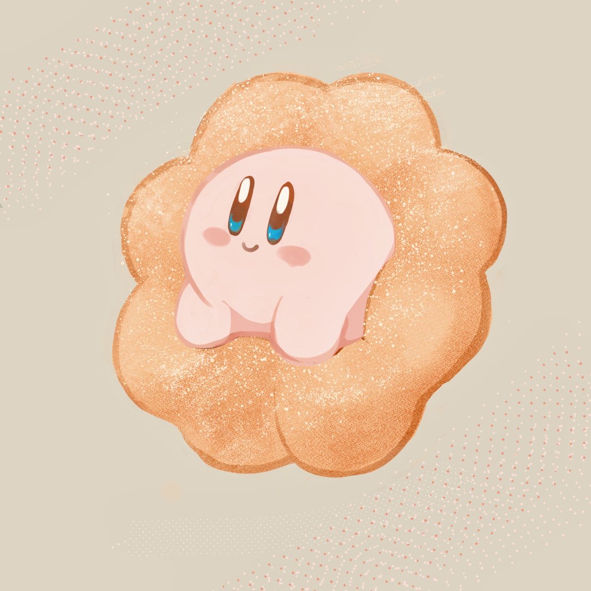 tomori_forest's tweet photo. もふっ！黒糖🍩
#カービィイラスト https://t.co/gSABBFnUY9