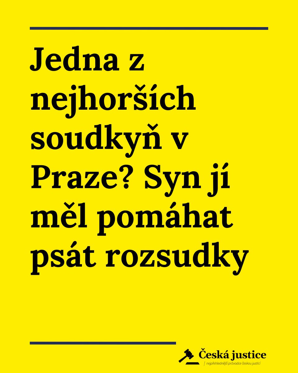 Česká justice tweet media