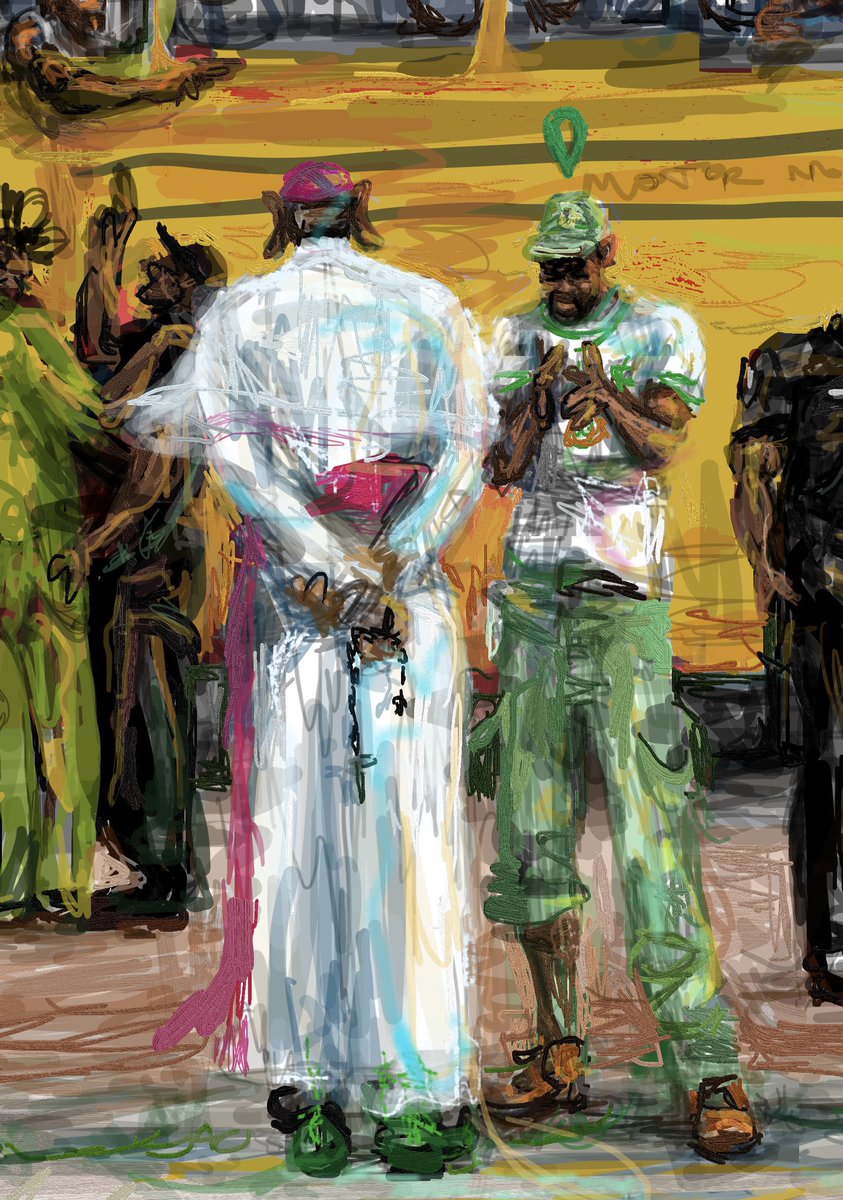 Fire on the mountain and nobody’s running 
Digital painting, 2026