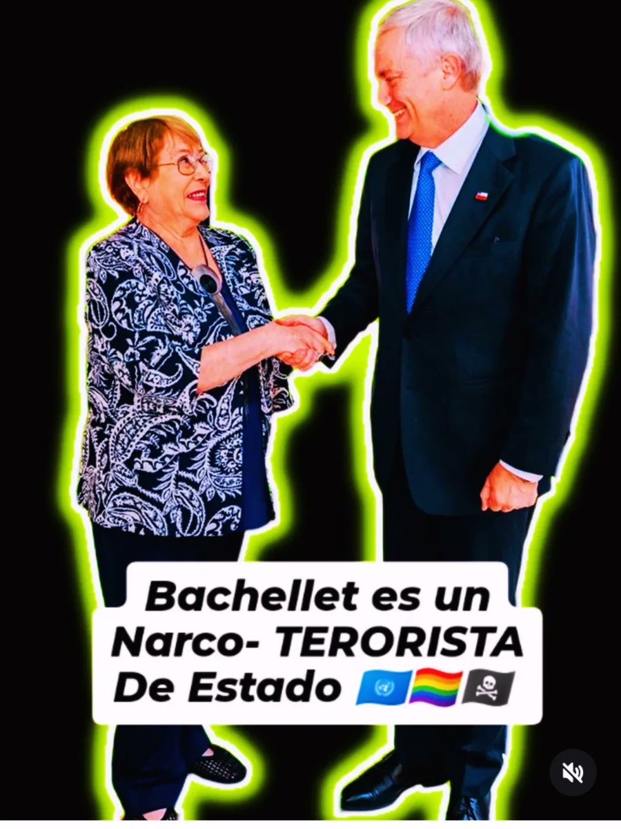 GerardoAst83515's tweet photo. Cárcel para el merluzo !! 

Cárcel para Boric y Bachelet !!

Criminales, TERORISTAS y narcos de estado !!

❌🇺🇳🏳️‍⚧️🏳️‍🌈❌🚨🚨🚨 https://t.co/YEUXb9tLFW