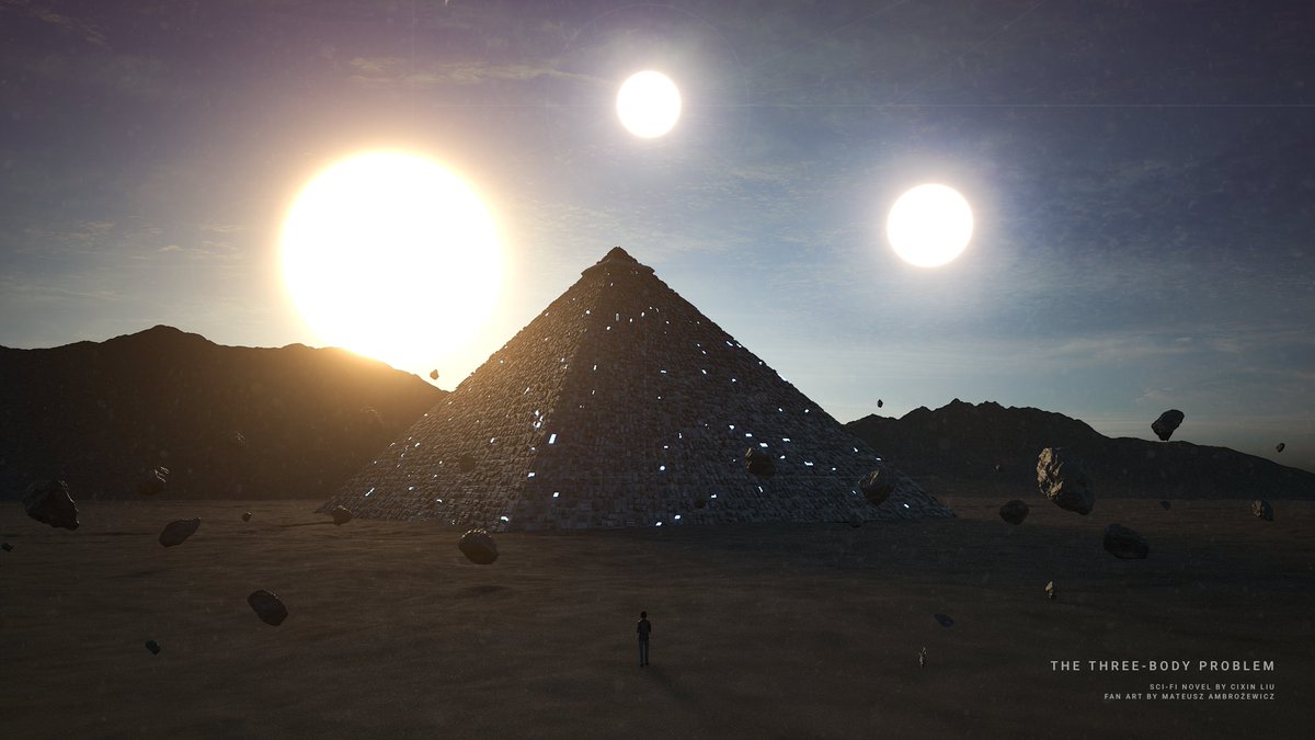 The Three-Body Problem

In physics, the gravitational pull between two objects is perfectly predictable. Add a third, and the system becomes chaotic, tiny shifts create wildly unpredictable futures.

In the 2008 novel - The Three-Body Problem by Liu Cixin - this concept is