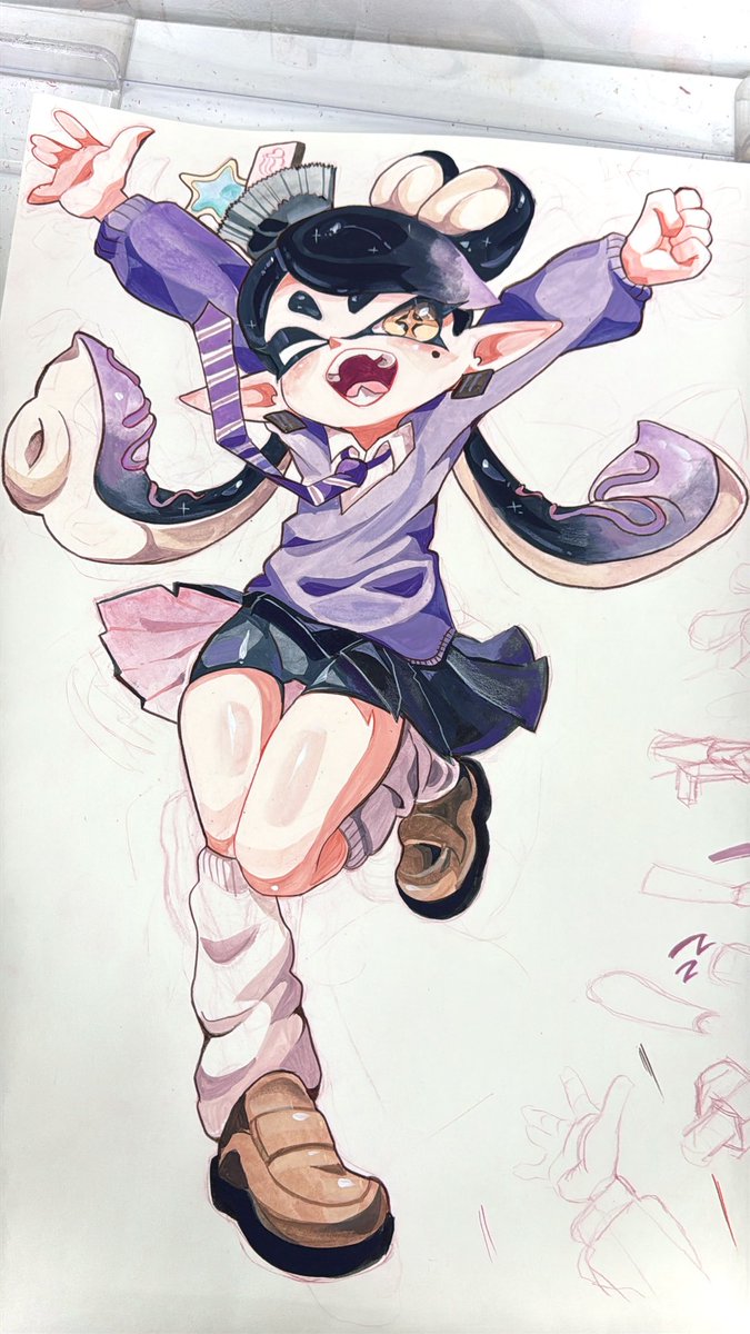 k137pps's tweet photo. #splatoon 
발렌타인 아오리..💜 https://t.co/mtMolurLkm
