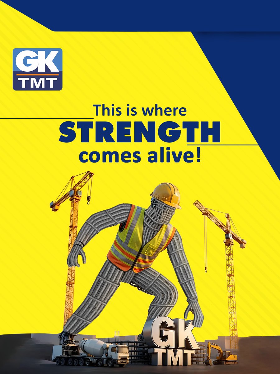 GK_TMT's tweet image. Built to bend. Designed to endure. 💪
GK TMT – Where every structure begins with strength.

#GKTMT #StrengthComesAlive #BuildWithConfidence #TMTBars #ConstructionStrength

Visit Here For More Details - realgroup.org/gk-tmt/enquiry